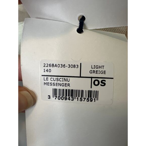 Jacquemus NWT Le Cuscinu Canvas Shoulder Bag Ecru Linen Designer Tote - Picture 8 of 10